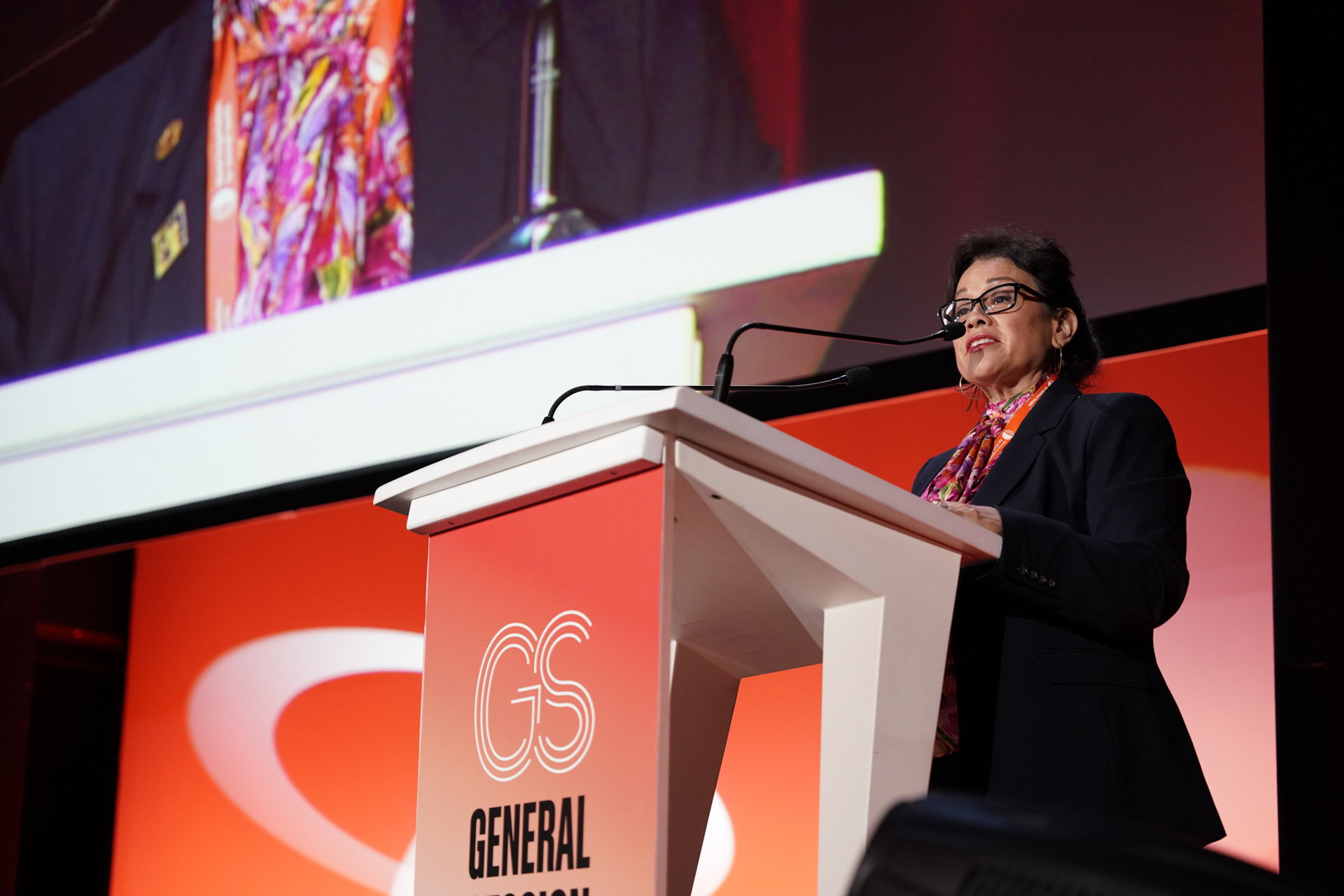CITES SG at podium, WOAH 90th General Session Opening Remarks
