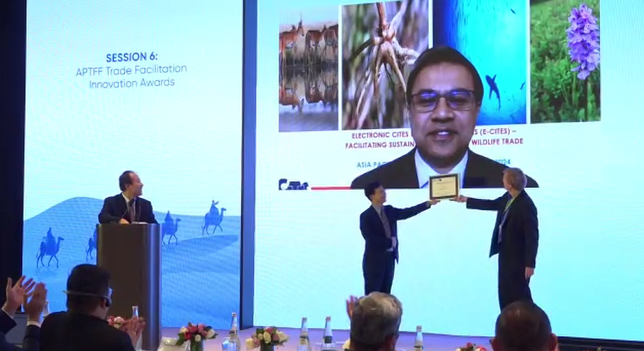 APTFF 2024 Innovation Award presented to CITES Secretariat in ceremony