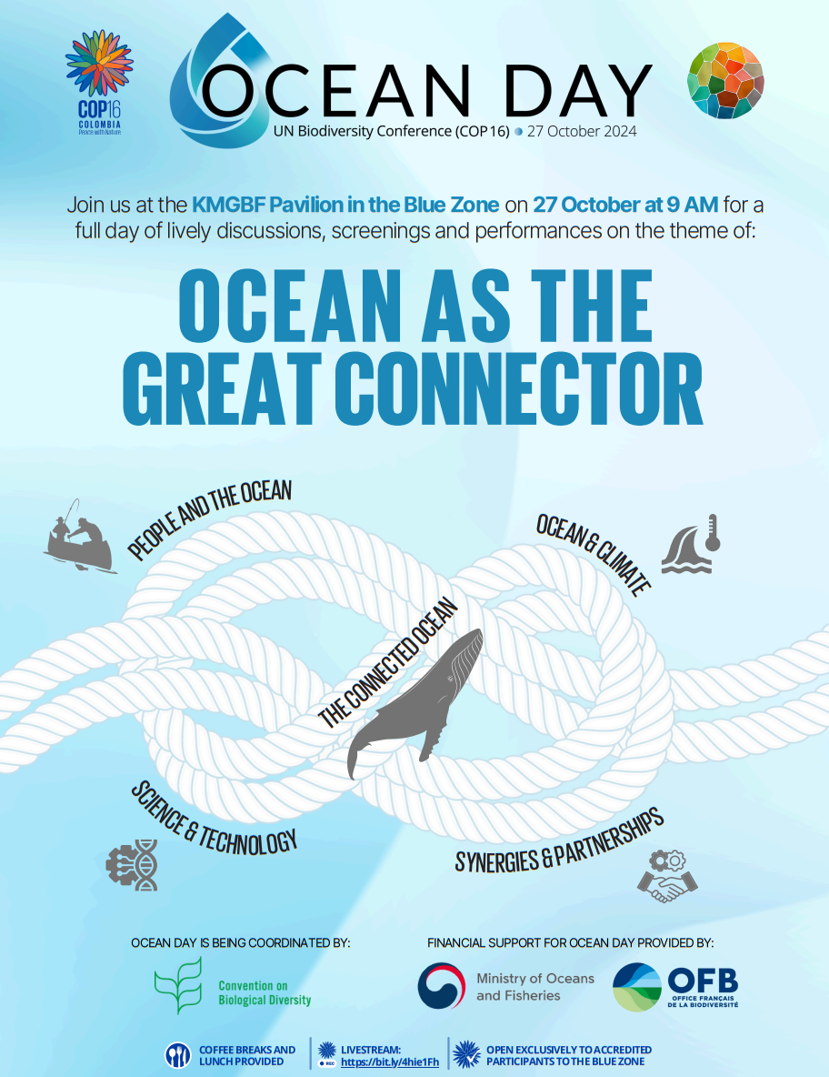 COP16 Colombia UN Ocean Day Poster